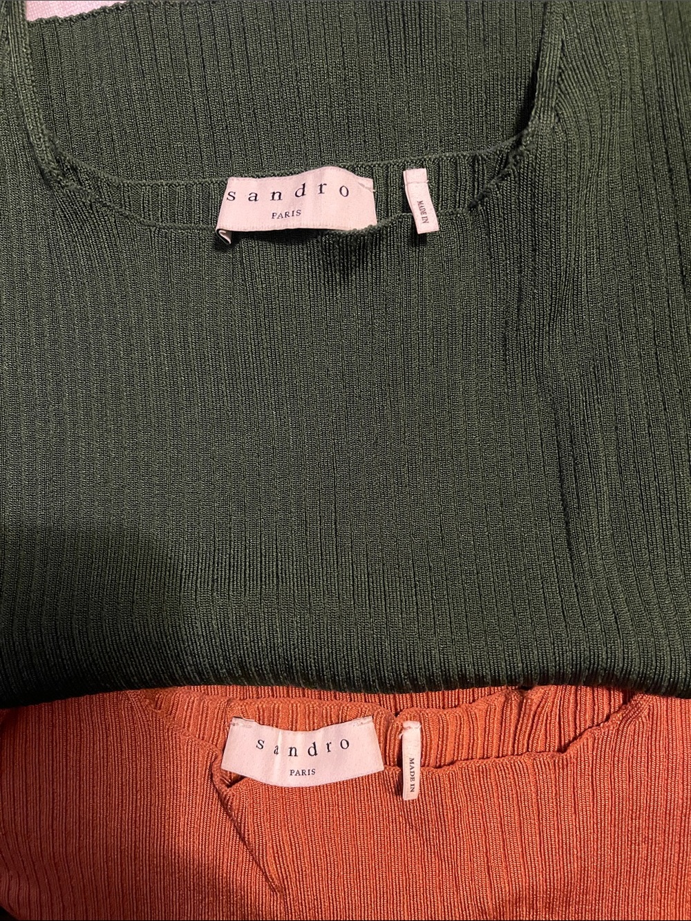 2-Sandro Ribbed Tank Tops FINaL$ - Picture 7 of 8